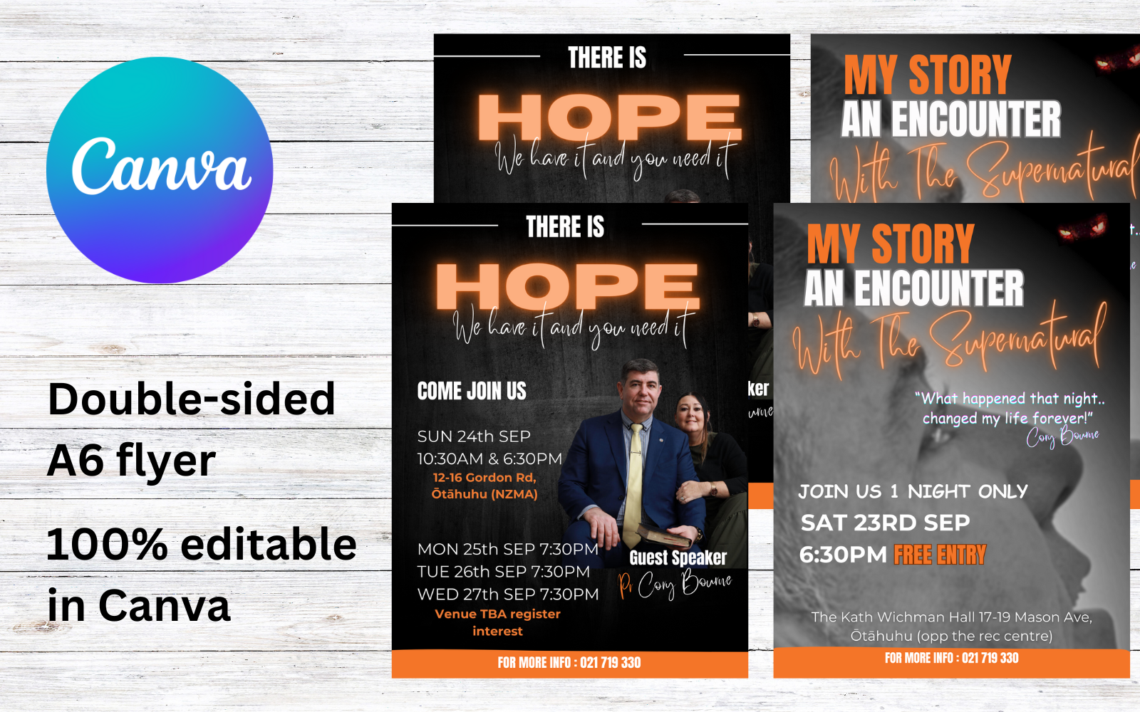 Download There is Hope Double-sided A6 Flyer